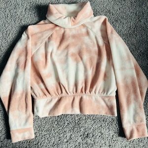 Old Navy Kid Girls Funnel Neck Microfleece Sweatshirt